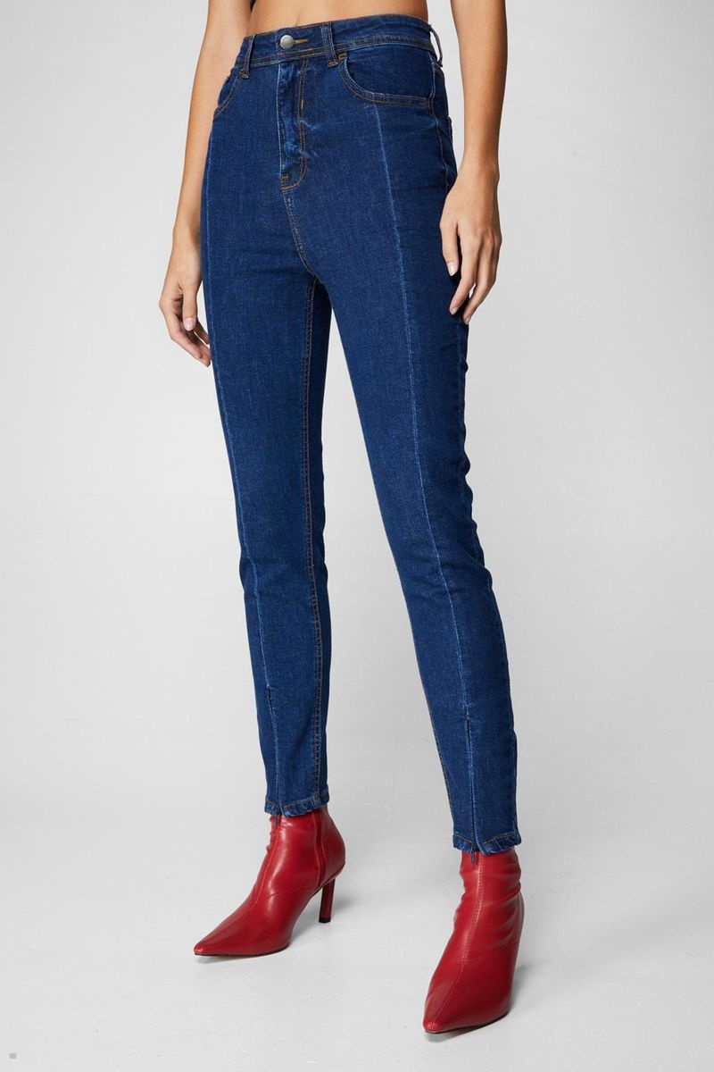 Džíny Nasty Gal The Denim Hubená Blankyt | CZ 2438-CSMKB