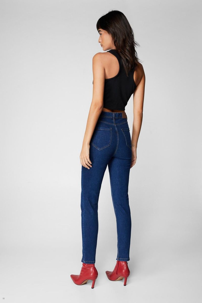 Džíny Nasty Gal The Denim Hubená Blankyt | CZ 2438-CSMKB