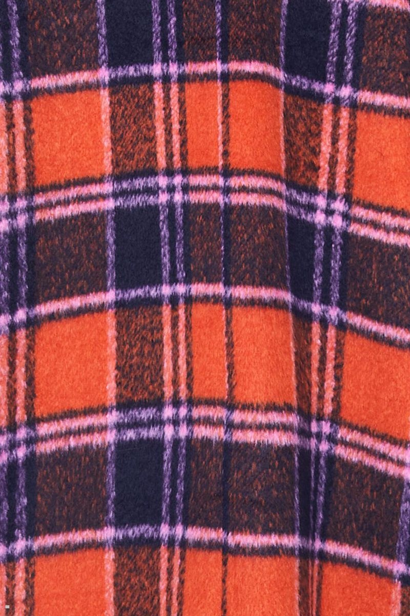 Kabáty Nasty Gal Plus Velikost Premium Plaid Longline Vlna Look Viacfarebný | CZ 3095-DPUZB