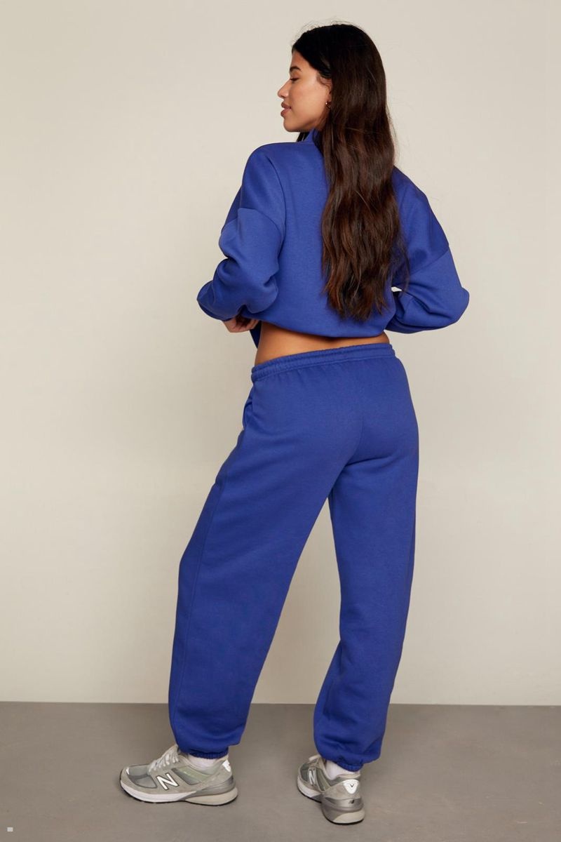 Kalhoty Nasty Gal 25 Oversized Mid Rise Joggers Tmavě Blankyt | CZ 7408-VOPQN