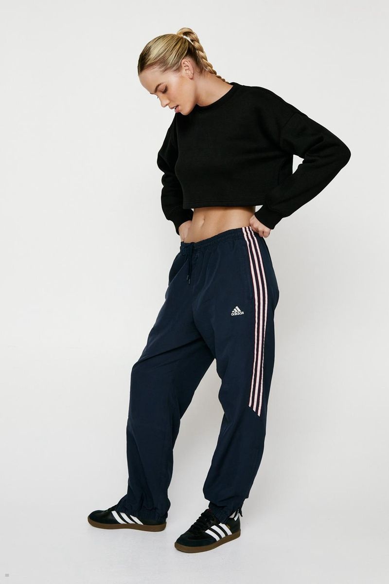 Mikina Nasty Gal Basic Crop Černé | CZ 6124-EACIW