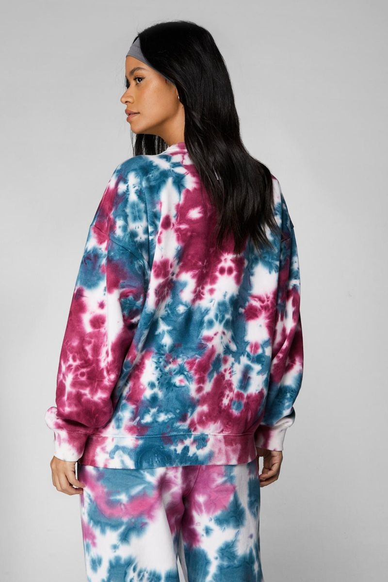 Mikina Nasty Gal Tie Dye Trip Baby Viacfarebný | CZ 0187-XLEPJ